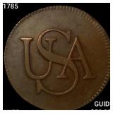 1785 USA Bar Token CHOICE AU
