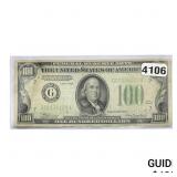 1934 $100 United States Federal Reserve Note IL