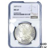 1879-S Morgan Silver Dollar NGC MS67
