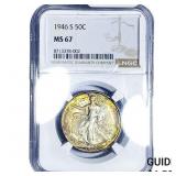 1946-S Walking Liberty Half Dollar NGC MS67