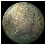 1849 Braided Hair Large Cent LIGHTLY CIRCULATED
