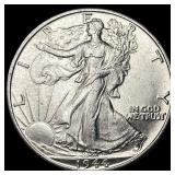 1944-D Silver Walking Liberty Half Dollar UNCIRCUL