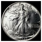 1943 Walking Liberty Half Dollar GEM BU