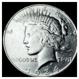 1934 Silver Peace Dollar UNCIRCULATED