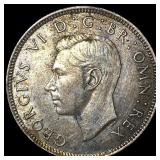 1941 Great Britain Silver 2 Shillings