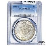 1880-O Morgan Silver Dollar PCGS MS63