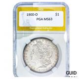 1900-O Morgan Silver Dollar PGA MS63