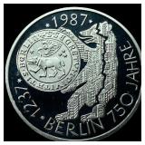1987 Germany Silver 10 Mark Proof