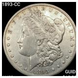 1893-CC Morgan Silver Dollar CLOSELY UNCIRCULATED