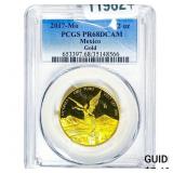 2017-Mo Mexico 1/2oz Gold Libertad PCGS PR68 DCAM