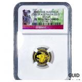 2013P Australia Gold $15 1/10oz AGW-Koala NGC PF70