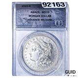 2021-S Morgan Silver Dollar ANACS MS70