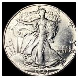1941 Silver Half Dollar Walking Liberty UNCIRCULAT