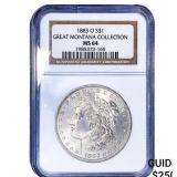 1883-O Morgan Silver Dollar NGC MS64