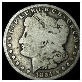 1894-O Silver Morgan Dollar LIGHTLY CIRCULATED