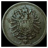 1876A Germany Copper 1 Pfennig
