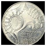 1972 Germany Silver 10 Mark