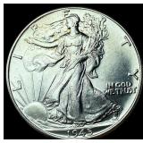 1945 Silver Half Dollar (Walking Liberty) GEM BU