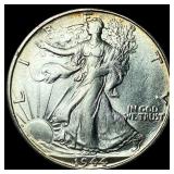 1944-S Silver Walking Liberty Half Dollar UNCIRCUL
