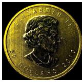 2010 Canada 1 oz Gold Maple Leaf $50 GEM BU