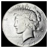 1927 Silver Peace Dollar CHOICE AU