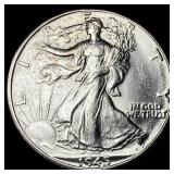 1945-S Silver Walking Liberty Half Dollar UNCIRCUL