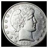 1910-S Silver Barber Half Dollar UNCIRCULATED