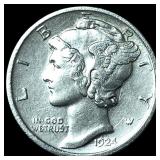 1924-D Silver Mercury Dime CLOSELY  UNCIRCULATED