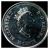 2000 Canada Nickel 25 Cents Natural Legacy PL