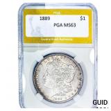 1889 Morgan Silver Dollar PGA MS63