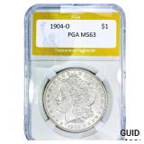 1904-O Morgan Silver Dollar PGA MS63