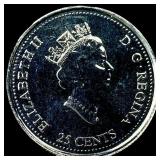 2000 Canada Nickel 25 Cents Prrof Like- Ingenuity