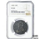 1828 Capped Bust Half Dollar NGC VF20