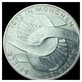 1972D West Germany Silver 10 Mark