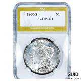 1900-S Morgan Silver Dollar PGA MS63