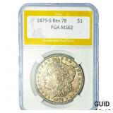 1879-S Rev 78 Morgan Silver Dollar PGA MS62