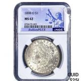1898-O Morgan Silver Dollar NGC MS62