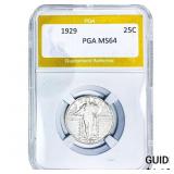 1929 Standing Liberty Quarter PGA MS64