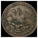 1830 Mexico Copper 1/4 Real
