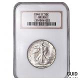 1946-D Walking Liberty Half Dollar NGC MS65