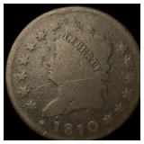 1810 Classic Head Large Cent NICELY  CIRCULATED