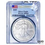2009 Silver Eagle PCGS MS69