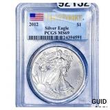 2012 Silver Eagle PCGS MS69