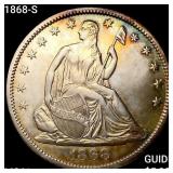 1868-S Seated Liberty Half Dollar UNCIRCULATED