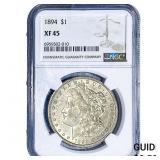 1894 Morgan Silver Dollar NGC XF45