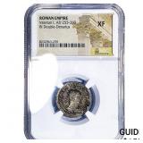 Roman Valerian I AD 253-260 BI DBL-Denarius NGC