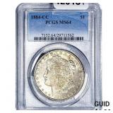 1884-CC Morgan Silver Dollar PCGS MS64