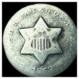 1851 Silver Three-Cent Piece NICELY CIRCULATED