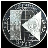 1996A Germany Silver 10 Mark Proof