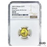 2023 Great Britain 1/10oz Gold Â£10 Britannia MS69